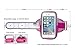 JULAM Sports Armband for iPhone 7 6S 6 Plus Samsung Galaxy S8 S7 S6 S5 Edge Plus 5.8 Inch Cell Phone Case Sweatproof Adjustable Running Armbag Zipper Pouch with Key Holder Wallet Card Slot (Pink)