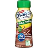Carnation Breakfast Essentials High Protein Ready To Drink, Rich Milk Chocolate, 8 Fluid Ounce (Pack of 24)