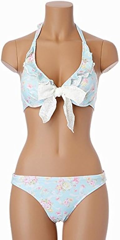 Amazon リズリサ 水着 Liz Lisa 水着 フラワーリボンワイヤースカート付き3点セット オフホワイト 9 水着 オーバーウェア 通販