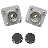 Front Wheel Hub Kit w/Bearings Seals 2Pcs