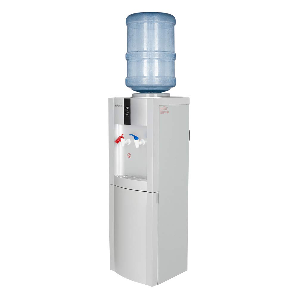 Rovsun Top Loading Water Cooler Dispenser Stand With Hot Cold Drinking Water 5 Gallon Storage Cabinet Child Safety Lock Perfect For Office Home Buy Online In Singapore At Desertcart Sg Productid 86965804