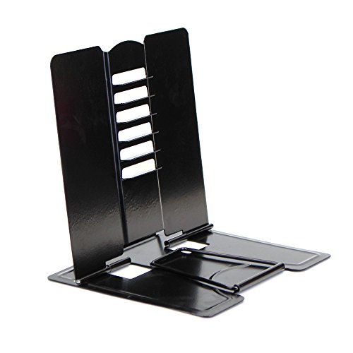Md trade Portable Steel Reading Rest Book Holder Stand Bookrest Angle Adjustable Reading Stand Document Holder