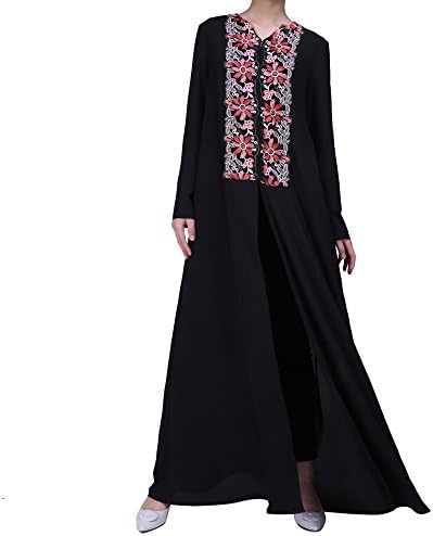 INGSIST Hijab Girl Black Muslim Long Dress Islamic Women Clothing Daily and Evening Party Wer Burka