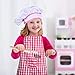 FUN LITTLE TOYS 32 PCs Chef Dress Up Clothes Little Girls, Play Kitchen Accessories Set Kids, Pretend Play Cooking Baking Tools