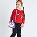 Kids Shoulder Bag Crossbody Purse Mini Cartoon Animal Preschool Messenger Handbag for Children Toddler Baby Girls Leekey (Penguin Purple)