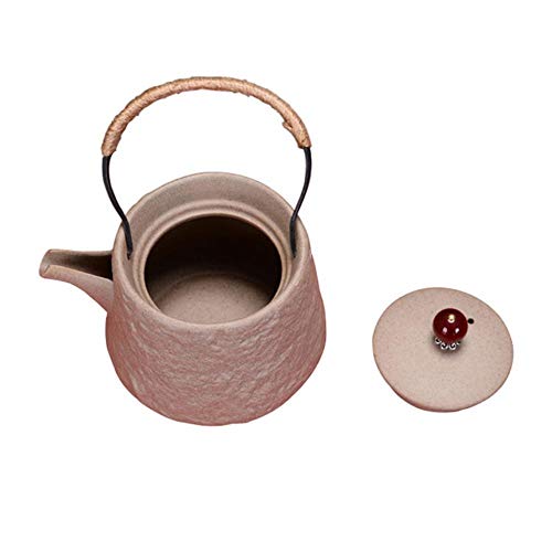 LINFA Retro Steinzeug große Teekanne Oolong Teekanne Kung Fu Teeset Keramikbalken Topf Steinmuster Samowar, Multi