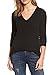 Viottis Women's V-neck Wool Blending Ribbed Knit Pullover Sweaters Jumpers