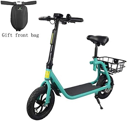 youchamp Electric Scooter 350W Brushless Motor Adult Folding Electric Bike Top Speed 12.5 Mph