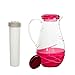 Superiore Livello Acrylic Fruit Infusion Pitcher. For Your Refreshing Beverages. 2.2 Liter or 2.4 Quart, Summer Color and Stylish Fruit Infused Pitcher, Improves your Overall Health and Perfect Gift