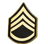 Staff Sergeant E6 Sgt SSgt US Army Rank pin