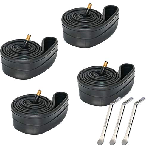 DMLNN 4 Pack Bike Tube with Bike Tire Lever Bicycle Inner Tube for 24x1