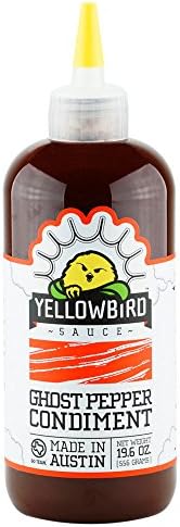 Yellowbird Ghost Pepper Condiment (19.6 Oz, Case of 6)
