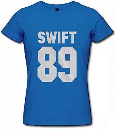 LOJSAQ Swift 89 Tshirt Popular Print T-Shirts Valentine Women's Tee Royal Blue