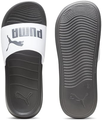 Popcat 20, Chanclas Unisex adulto, Puma White Dark Coal, 43 EU