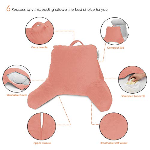 nestl Reading Pillow for Kids, Small Bed Pillow, Back Pillow for