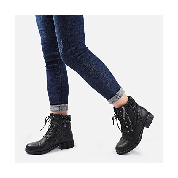 Lace up ankle combat boots Clearance