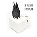 Orei S. Africa 2 USB (3.4A/17W) Travel Charger for All iPhone, iPad, Samsung Galaxy, Android, HTC One, Motorola, LG (W2U-M)