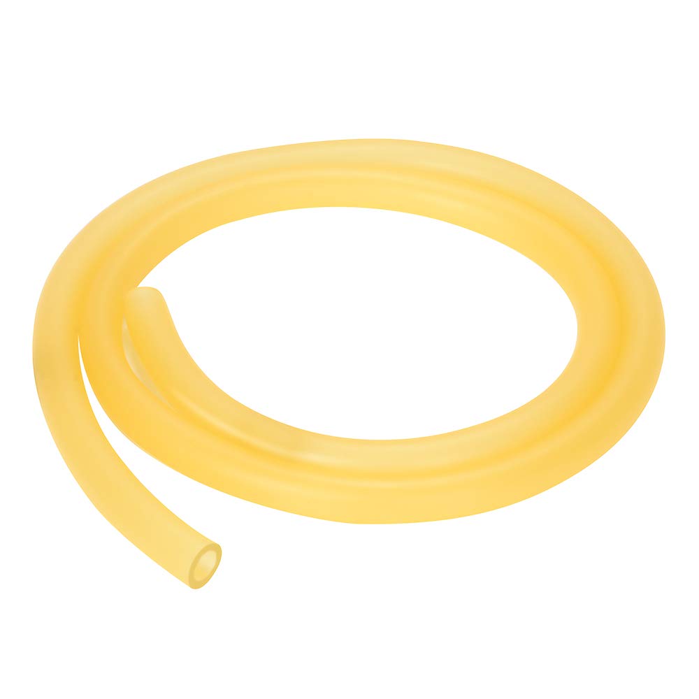 StonyLab Rubber Tubing, Pure Latex Amber Tubing Natural Rubber Tube 7/16 inch (12 mm) OD 5/16 inch (8 mm) ID Highly Elastic and Strong, 1 Meter