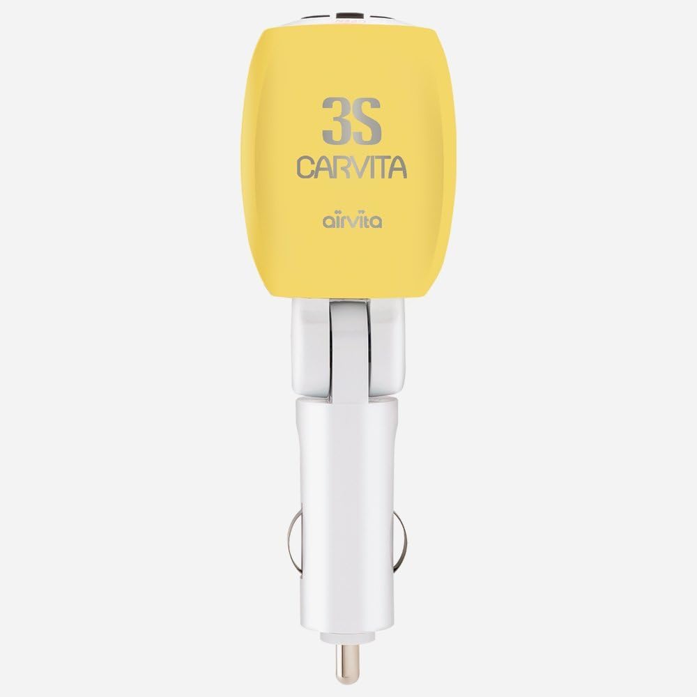 Airvita Carvita 3S Car Anion Air Purifier Anti-Virus Deodorization / Yellow