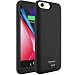 Alpatronix iPhone 8/7 Battery Case, 3200mAh Slim Portable Protective Extended Charger Cover with Qi Wireless Charging Compatible with iPhone 8 & iPhone 7 (4.7 inch) BX190 - (Black) primary