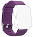 Newest Fitbit Blaze Band, BeneStellar Silicone Replacement Small Large Band Bracelet Strap for Fitbit Blaze Smart Fitness Watch, Plum, Large