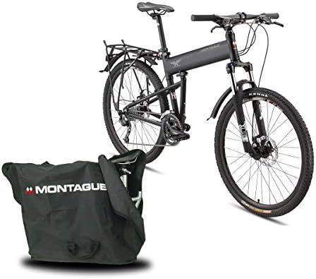 Montague Paratrooper PRO Folding Mountain Bike Bike,Folding Bicycles for Adults,Foldable Bike 20 inch Folding Bicycle Bundled Brand Carry Case and Outdoors Eqiupment Guide Book