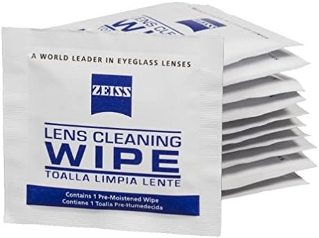 Zeiss Pre-Moistened Lens Cleaning Wipes, Cleans Without Streaks for Eyeglasses and Sunglasses, 400 Count