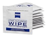 Zeiss Pre-Moistened Lens Cleaning Wipes, 6 x 5-Inches, 100 count