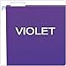 Pendaflex Recycled Hanging Folders, Letter Size, Violet, 1/5 Cut, 25/BX (81611)