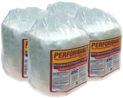 ERC Performance Disinfecting Gym School Spa Wipes 800 Roll 4 Roll Carton