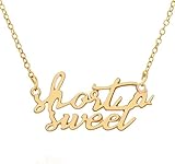 TOOMCYD Sabrina Carpenter Necklace Short and Sweet