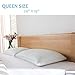Memory Foam Pillow for Neck Pain, Side Back Sleepers - Shredded Hypoallergenic Bed Pillow with Removable Washable both Cool and Warm Cover - Queen