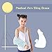 Medical Arm Sling Brace Breathable Shoulder Immobilizer Fractured Stabilizer for Injury Broken Arm Recovery, for Kids Use (S)