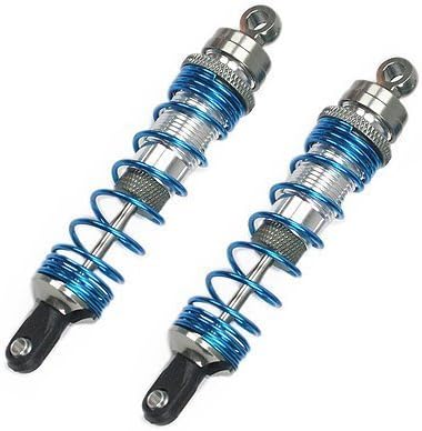 Atomik RC Traxxas Rustler 1:10 Aluminum Alloy Front Ultra Shocks Hop Up Upgrade, Grey/Gun Metal Replaces Traxxas Part 3760A