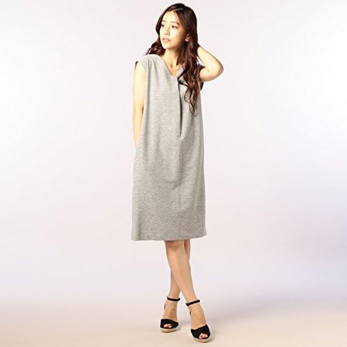 Amazon Co Jp フレディ グロスター レディース Fredy Gloster スラブニットツィードワンピース ミディアムグレー 38 服 ファッション小物
