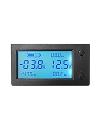 AiLi Monitor de batería DC 120 V 300 V 100 A 200 A 400 A medidor de corriente digital amperímetro con sensor de efecto salón transformador