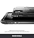 iPhone 11 Pro Max Rugged Case with Kickstand, Poetic Full-Body Dual-Layer Shockproof Protective Cover, Built-in-Screen Protector, Revolution Series, for Apple iPhone 11 Pro Max (2019) 6.5 Inch, Black