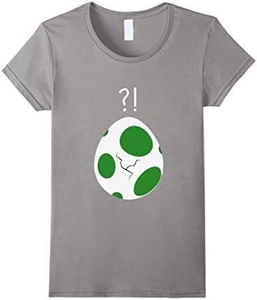 Women's Baby on the Way 3rd Trimester Cracked Dinosaur Egg T-Shirt  Medium Slate