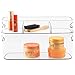 mDesign Plastic Storage Organizer Container Bin Holders with Handles - for Bathroom Vanity Countertops, Shelves, Cabinets Organization - Set of 2 - Clear