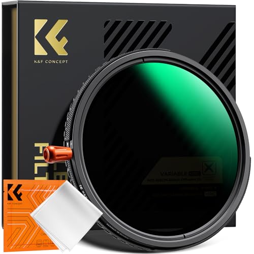 K&F CONCEPT 95mm Variabler ND2-ND32 & Polfilter & Black Mist 1/4 Filter