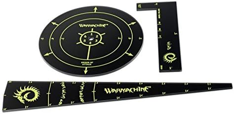 Warmachine Cryx Acrylic Template Set by Privateer Press Miniatures