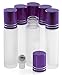 Aster Essentials Glass Roller Bottles with Metal, Stainless Steel Roll Balls. 10ml, 1/3oz Essential Oil Roll on Bottles are perfect for Aromatherapy, Perfume, Lip Gloss-6 pack with 3 extra balls.