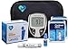 O'WELL Contour NEXT EZ Blood Glucose Monitoring Kit | Starter Kit + 100 Refills | Contour EZ Meter, 100 Test Strips, 100 O'WELL Lancets, Lancing Device, CONTROL SOLUTION, Log Book, Manual & Carry Case