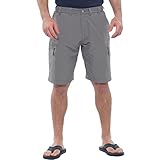 Mens Moisture Wicking Quick Dry Fabric Breathable Lightweight Cargo Shorts