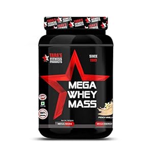 Tara Fitness Products Mega Whey Mass – 1Kg (Vanilla)