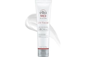 EltaMD UV Facial SPF 30+ Sunscreen Moisturizer Face Lotion, Broad Spectrum Moisturizing Sunscreen with Hyaluronic Acid, Non-Greasy, Mineral-Based Face Sunscreen with Zinc Oxide, 3.0 oz Tube