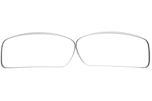 GALAXYLENSE Galaxy Replacement Lenses For Oakley Gascan Crystal Clear Color 100% UVAB
