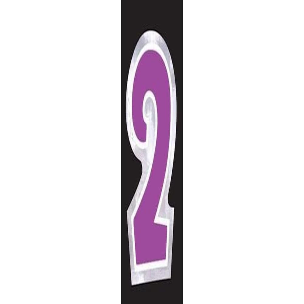 Number "2" Personalized Number Stickers - 1 PC