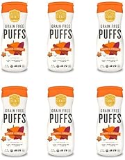 Serenity Kids Pumpkin & Cinnamon Grain Free Puffs with Olive Oil, 1.5 Ounce Container (6 Pack)