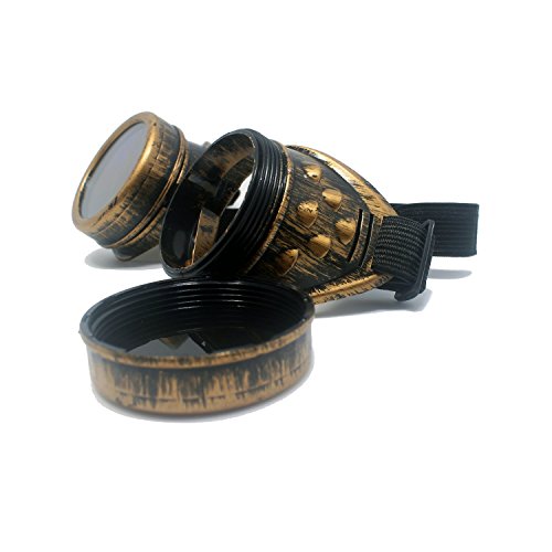 WEICHUAN-New-Sell-Vintage-Steampunk-Goggles-Glasses-Cosplay-Cyber-Punk-Gothicpurple-bronze